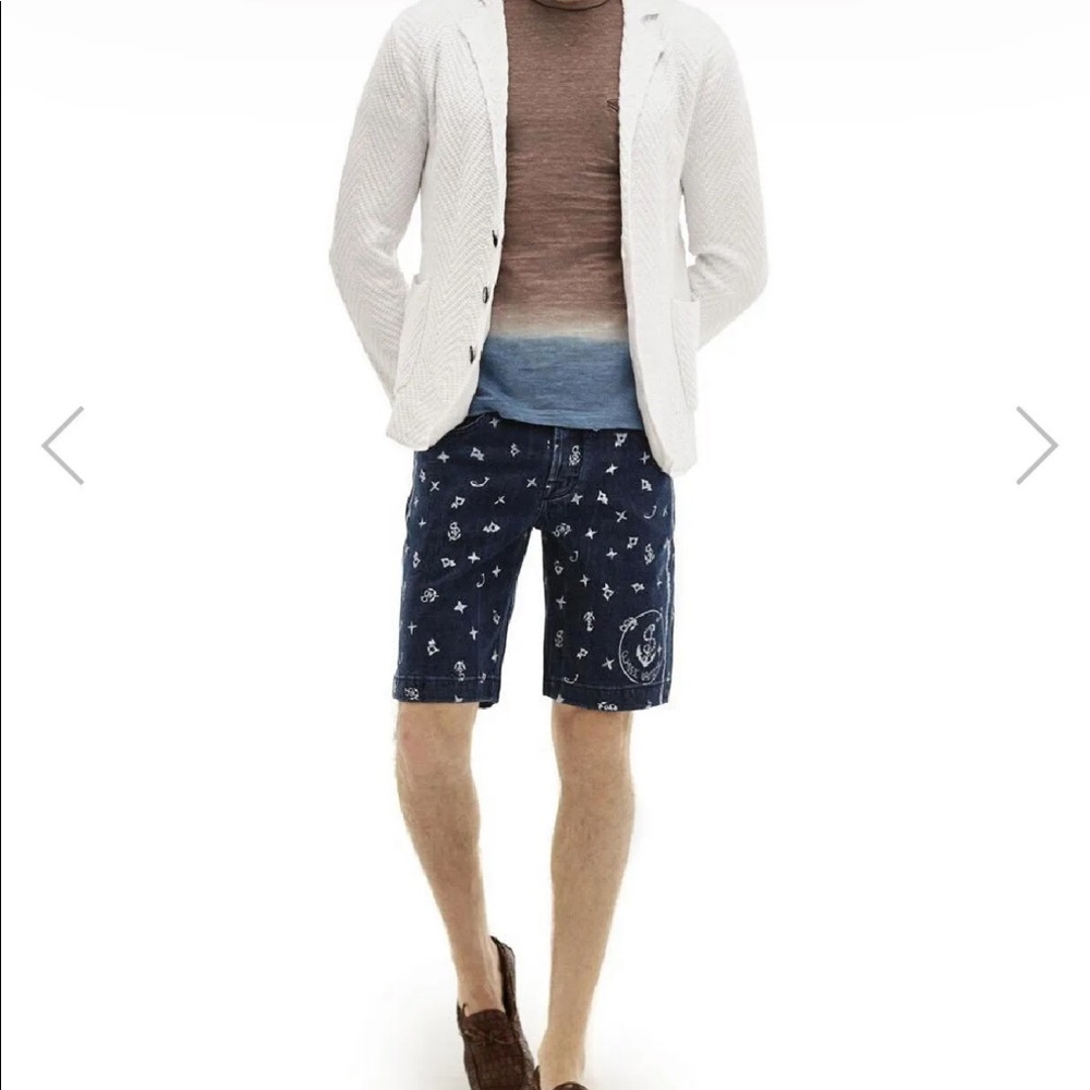 FABULOUS RARE Jacob Cohen nautical shorts sz32 NWOt MRSP $549 price firm!!